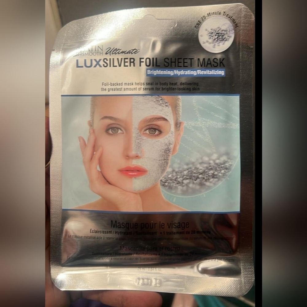 Silver LuxSilver Foil Sheet Mask - Silver